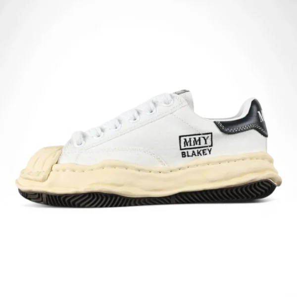 MMY/Maison MIHARA YASUHIRO Wayne Original Sole Leather Low Sneaker White upper and yellow bottom