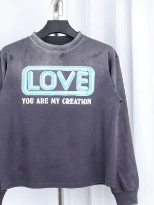 Saint Michael Love Crane Print Shirt