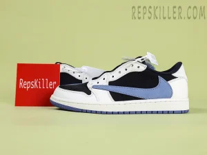 Travis Scott x Air Jordan 1 Low ‘White Blue’