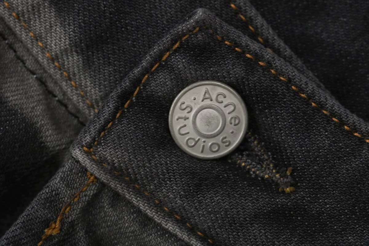 Acne Studios Paint-Splatter Denim Pants