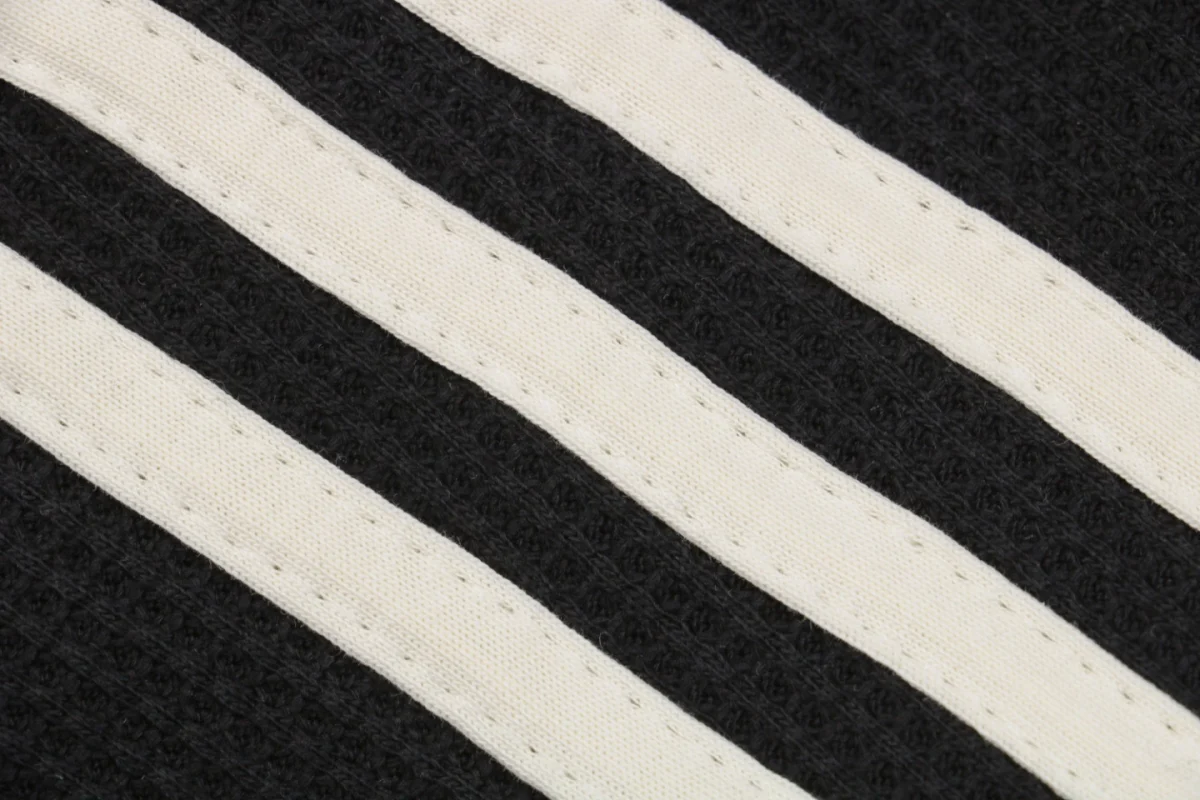 Adidas Trefoil Waffle Textured Track Pants Black