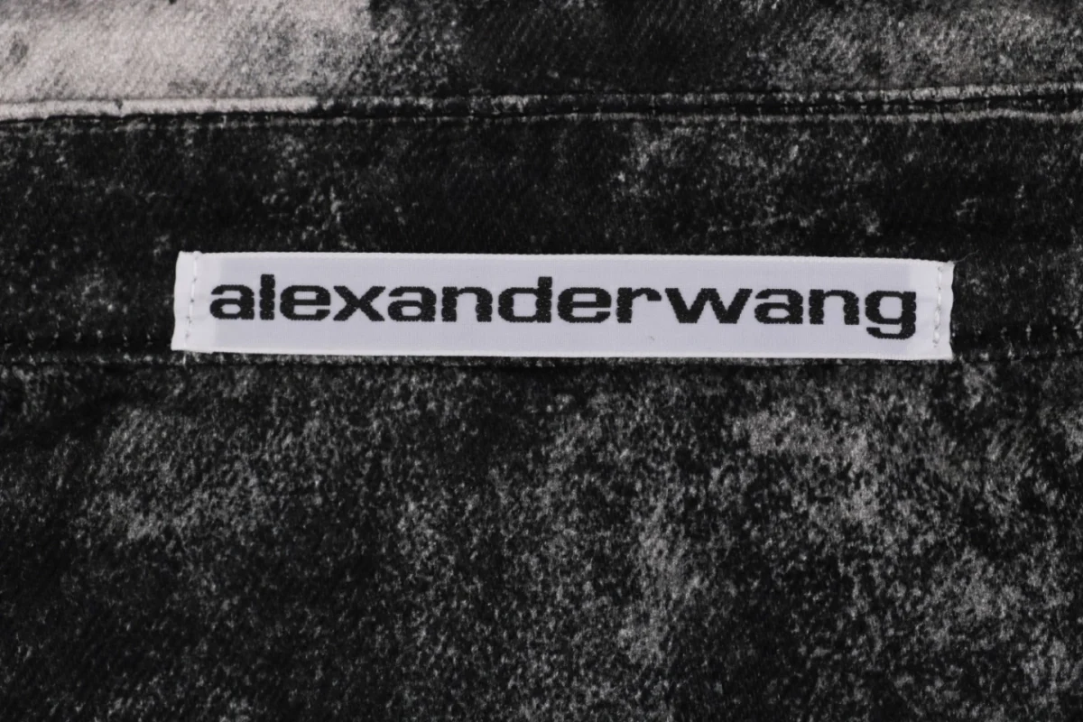 Alexander Wang Distressed Print Graphic Jacket