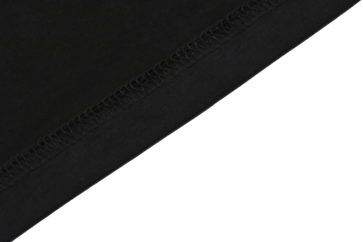 BBrry Horizontal Stripe Knight Logo Embroidery T-Shirt Black