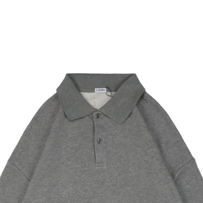 Back Floral Logo Leather Patch Polo Sweatshirt1.jpeg
