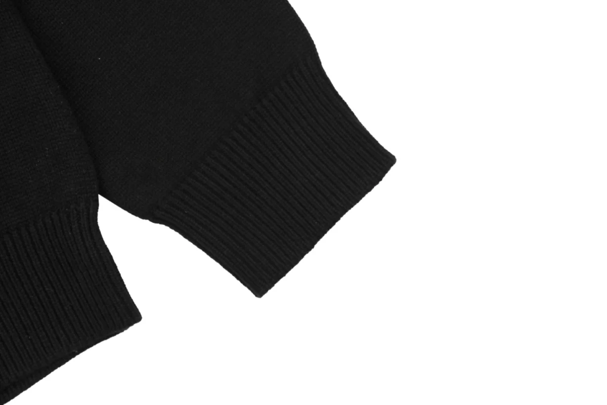 Bee Embroidered V-Neck Sweater
