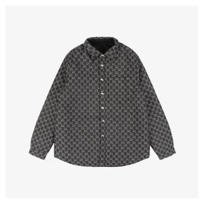 Black and White All-Over Reversible Jacket
