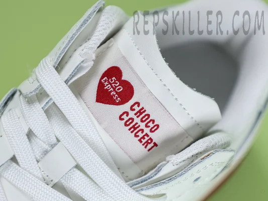 CHOCO CONCERT Low-Top Skateboard Shoes Unisex White ClaretIMG_5226 拷贝