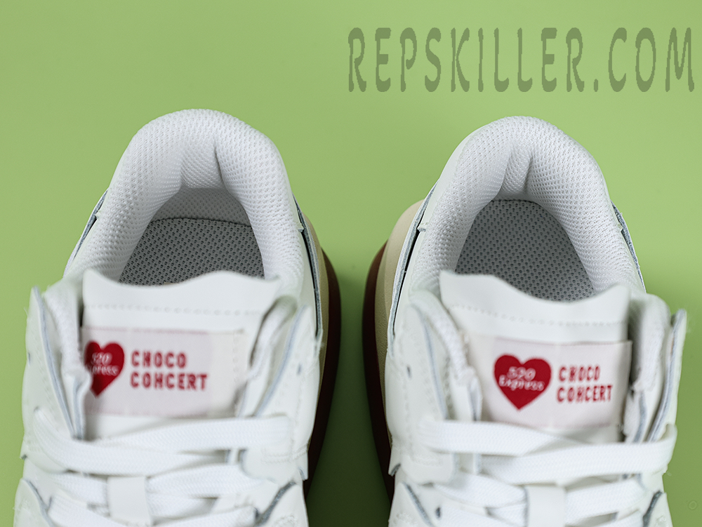 CHOCO CONCERT 520 Express Unisex White Claret Skateboard Shoes
