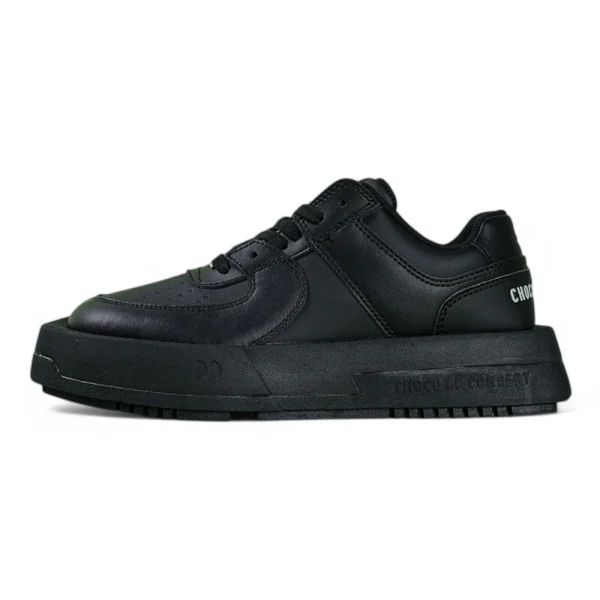 CHOCO CONCERT Skateboard Shoes Unisex Low-Top Round Square Night Mist Black