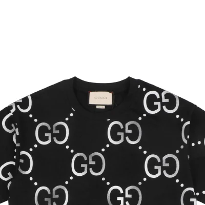 Gradient Double-G Print Short-Sleeve T-Shirt Black1.jpg