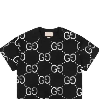 Gradient Double-G Print Short-Sleeve T-Shirt Black2.jpg