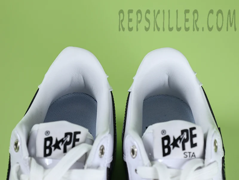 A BATHING APE BapeSta M2 Patent Leather White - Image 11