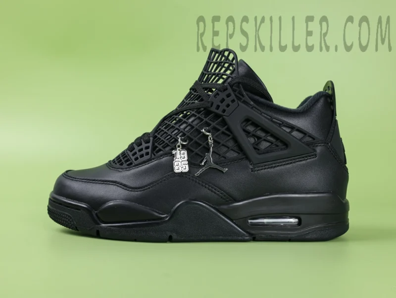 WMNS Air Jordan 4 NET Black - Image 2