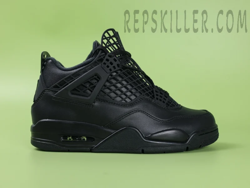 WMNS Air Jordan 4 NET Black - Image 3