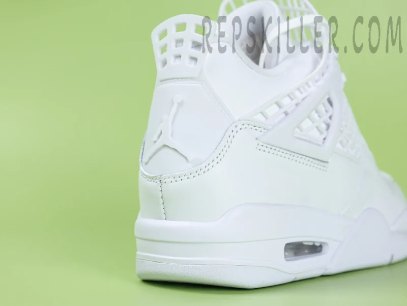 WMNs Air Jordan 4 NET Triple White - Image 6