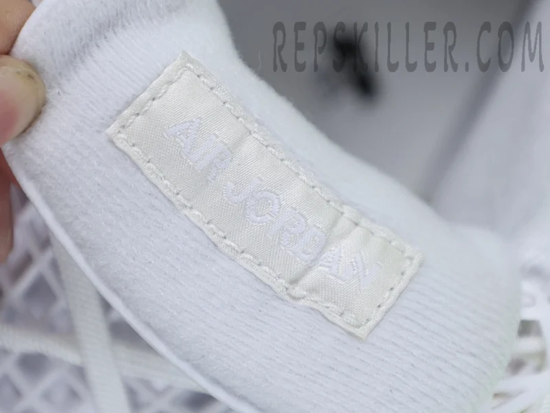 WMNs Air Jordan 4 NET Triple White - Image 10