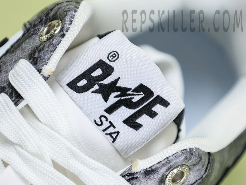 A BATHING APE BapeSta Snakeskin Black - Image 9