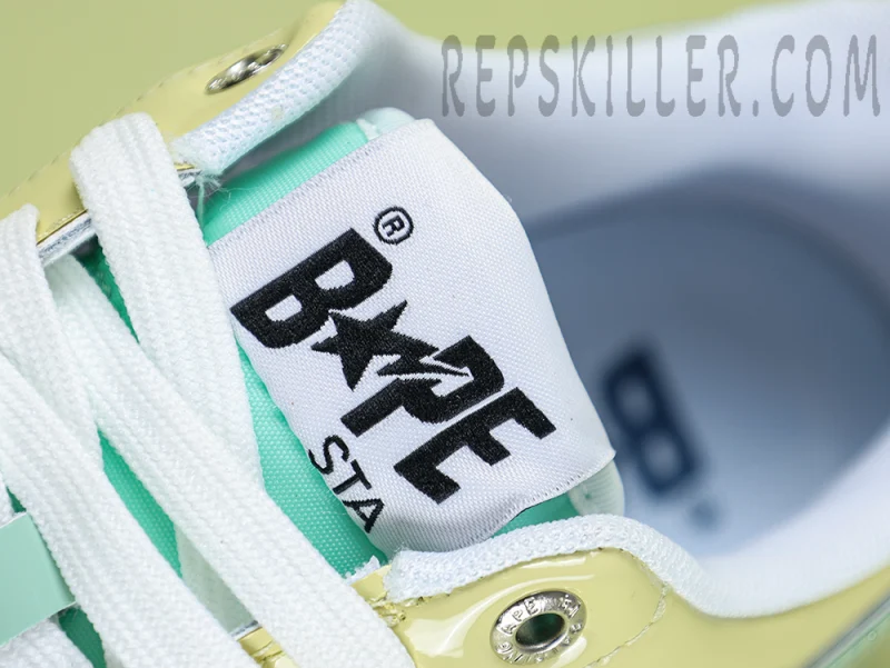 A BATHING APE BapeSta Nostalgic Yellow Green - Image 9