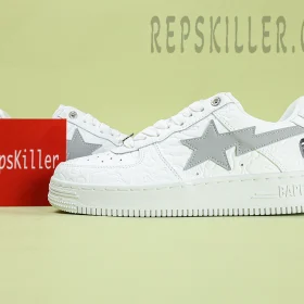 A BATHING APE BapeSta Line Camo White