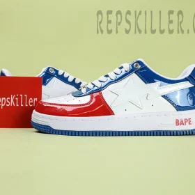 A BATHING APE BapeSta ‘France’ National Color White Red Blue