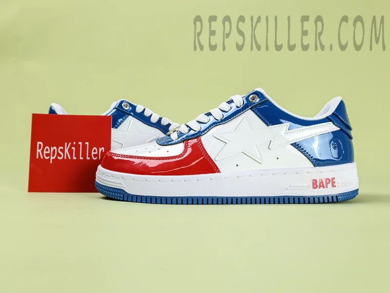 A BATHING APE BapeSta ‘France’ National Color White Red Blue