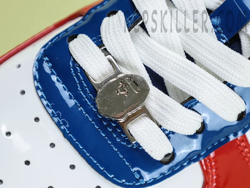 A BATHING APE BapeSta ‘France’ National Color White Red Blue - Image 8