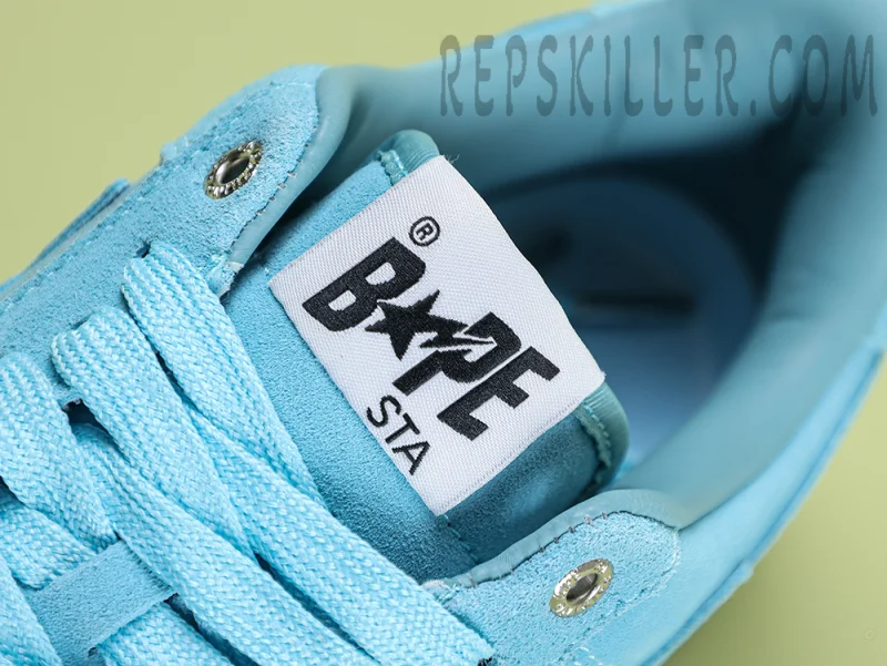 A BATHING APE BapeSta Low Suede Blue - Image 9