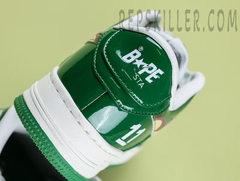 A BATHING APE BapeSta Dark Green Camo White - Image 12