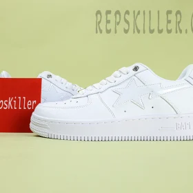 A BATHING APE BapeSta Unisex White