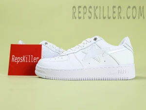 A BATHING APE BapeSta Unisex White