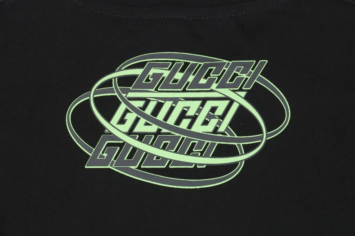 G Multi-Element G Letter Print T-Shirt Black