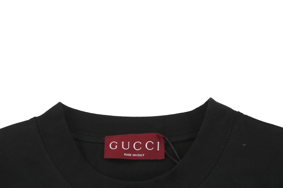 G Multi-Element G Letter Print T-Shirt Black
