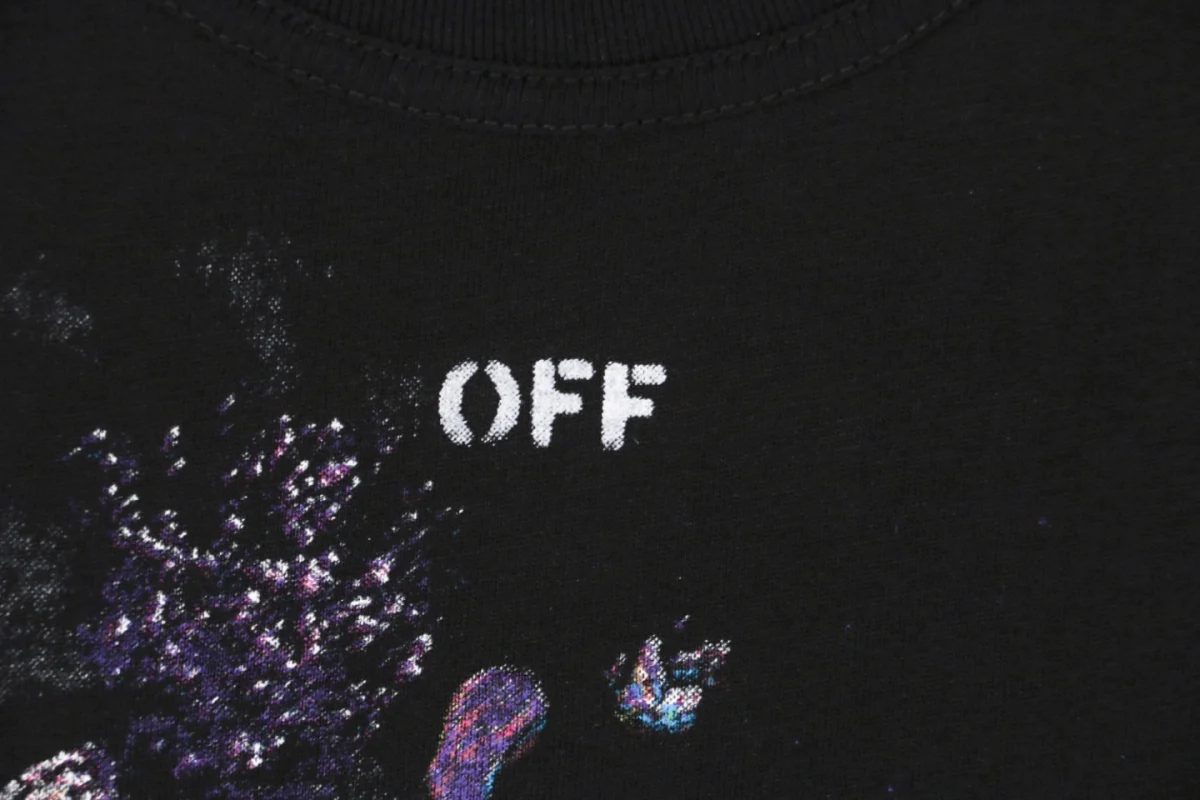 OFF-WHITE 'Starry Fireworks' Paint-Splatter Arrows Print T-Shirt