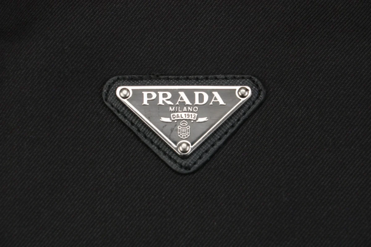 PD Triangle Logo Patchwork Zip-Up Hooded Jacket