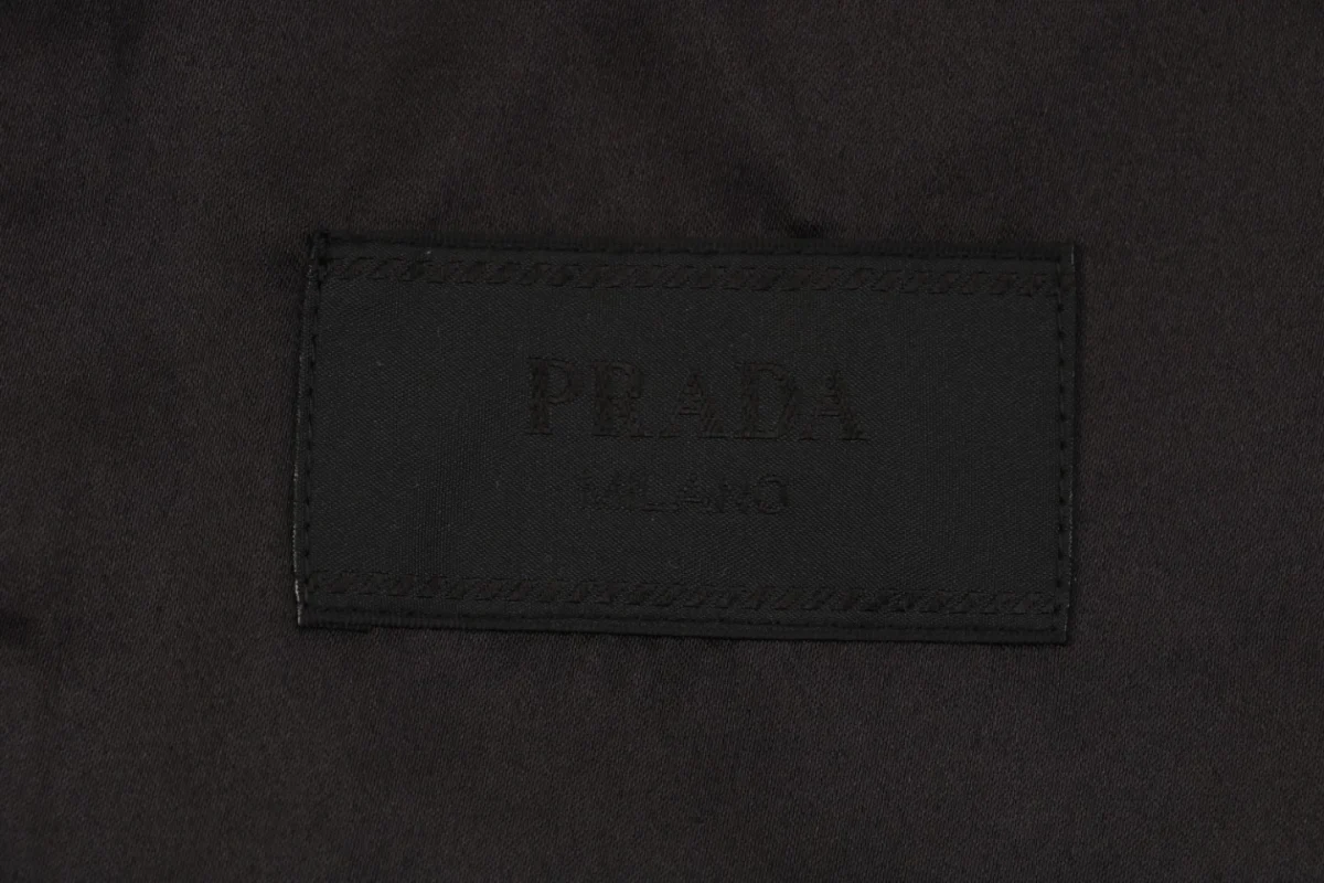 PD Triangle Logo Patchwork Zip-Up Hooded Jacket