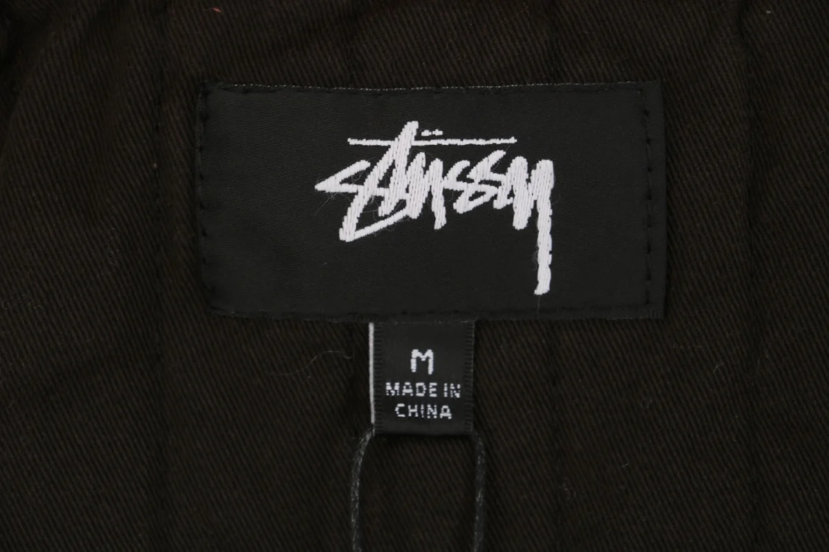 Stussy Blurred Graffiti Letter Print Jacket Red