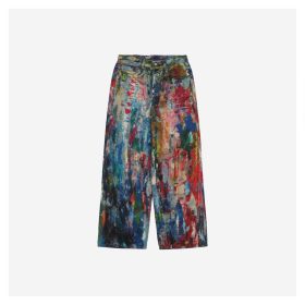 Acne Studios Colorful Oil Painting Denim Jeans