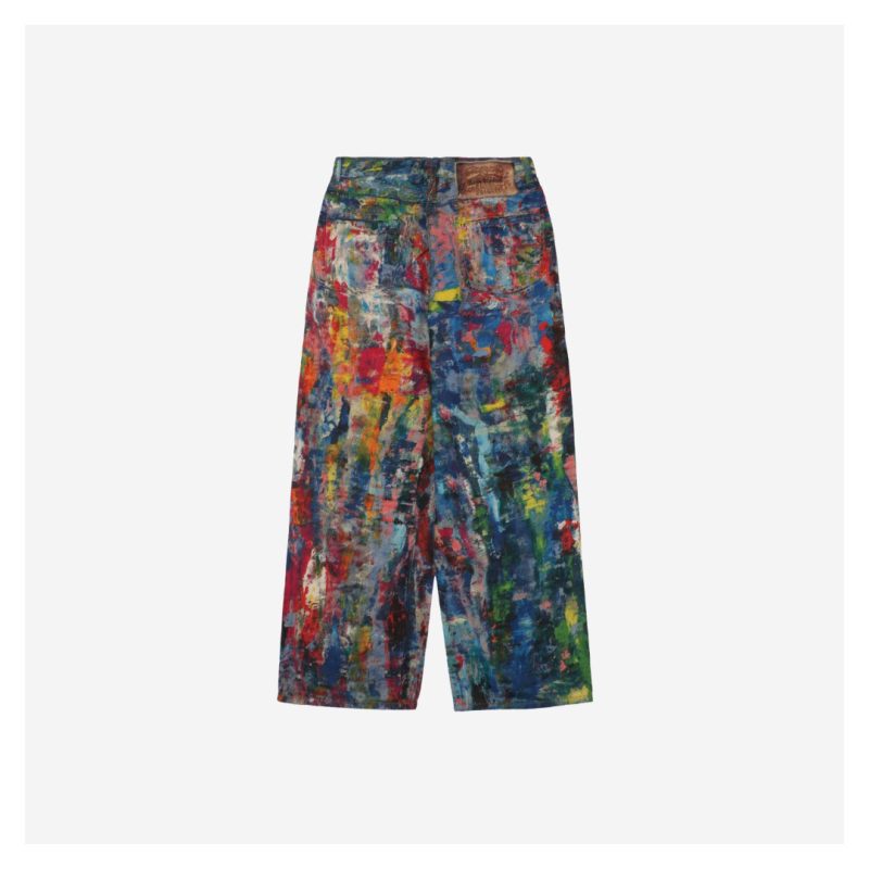 Acne Studios Colorful Oil Painting Denim Jeans - Image 4