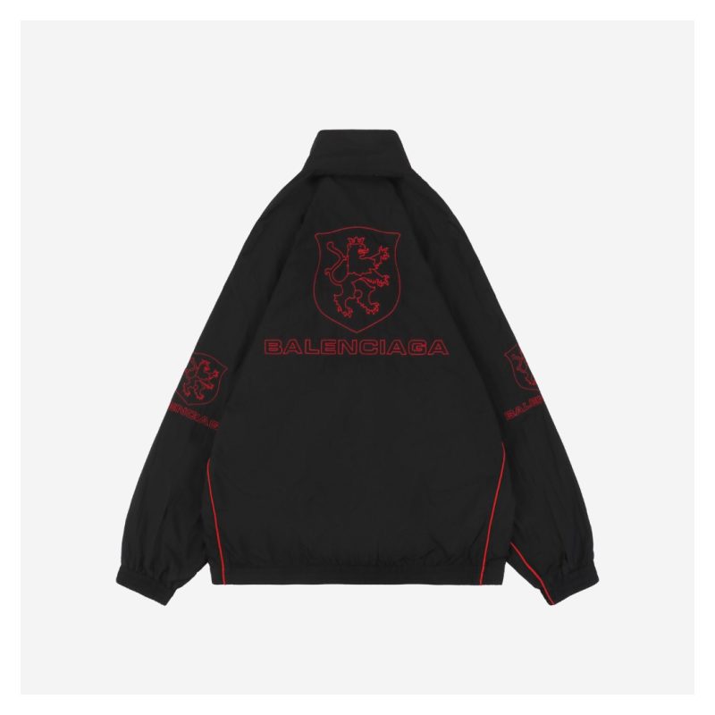 Balenciaga Manchester United Crest Embroidered Stand Collar Jacket - Image 2