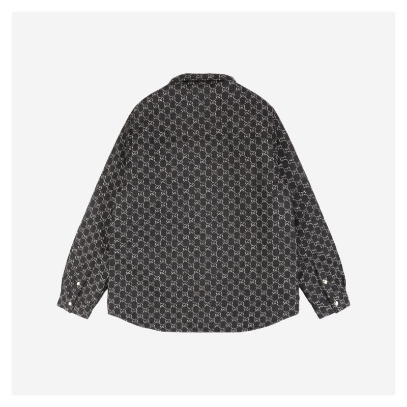 Gucci Black and White All-Over Reversible Jacket - Image 3