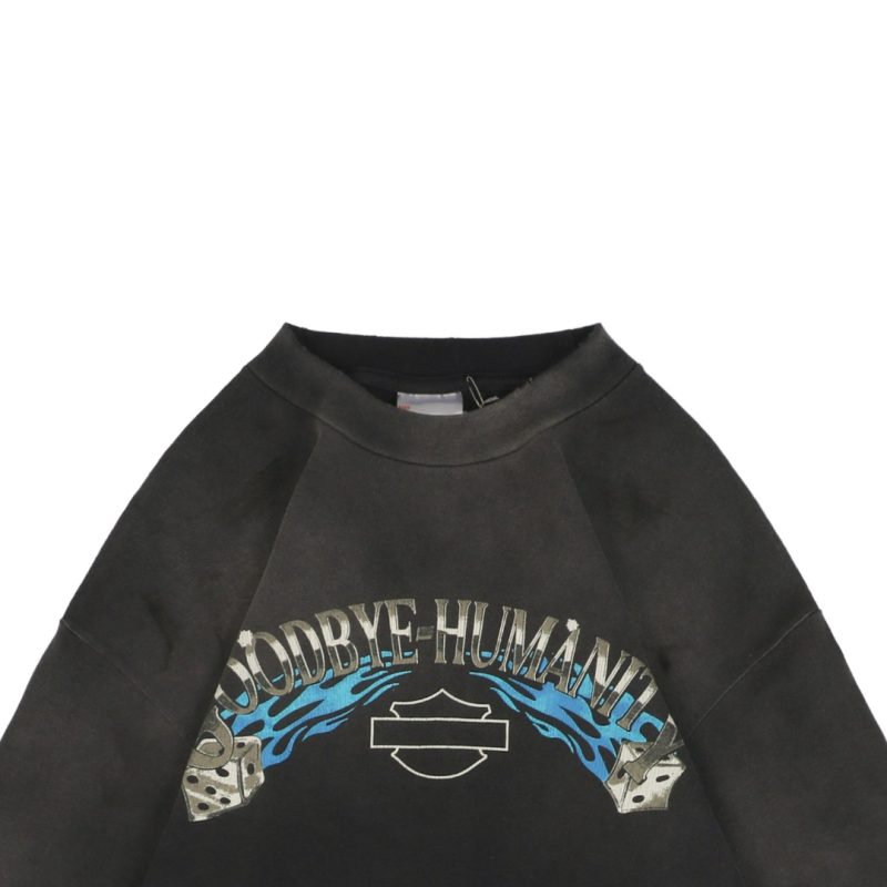 Saint Michael Dice Letter Print Long-Sleeve Shirt - Image 3