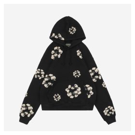 Denim Tears x CPFM Cotton Puff Print Hoodie Black