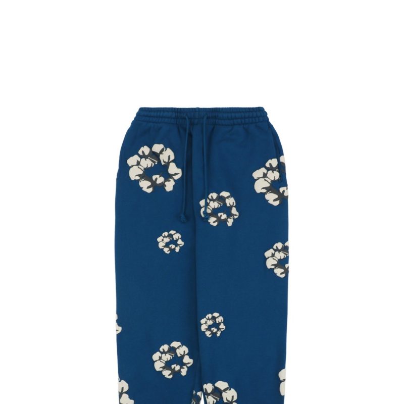 Denim Tears x CPFM Cotton Puff Print Pants Dark Blue - Image 3