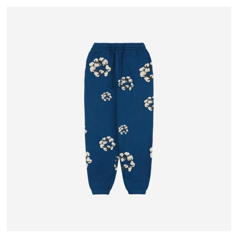 Denim Tears x CPFM Cotton Puff Print Pants Dark Blue