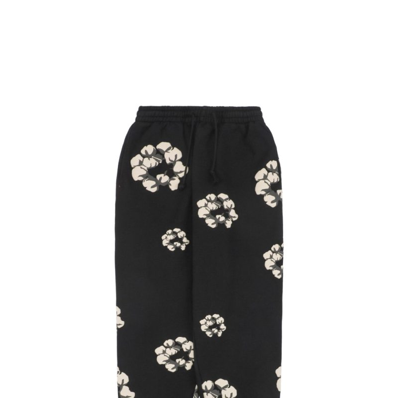 Denim Tears x CPFM Cotton Puff Print Pants Black - Image 2