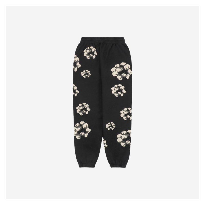 Denim Tears x CPFM Cotton Puff Print Pants Black - Image 4