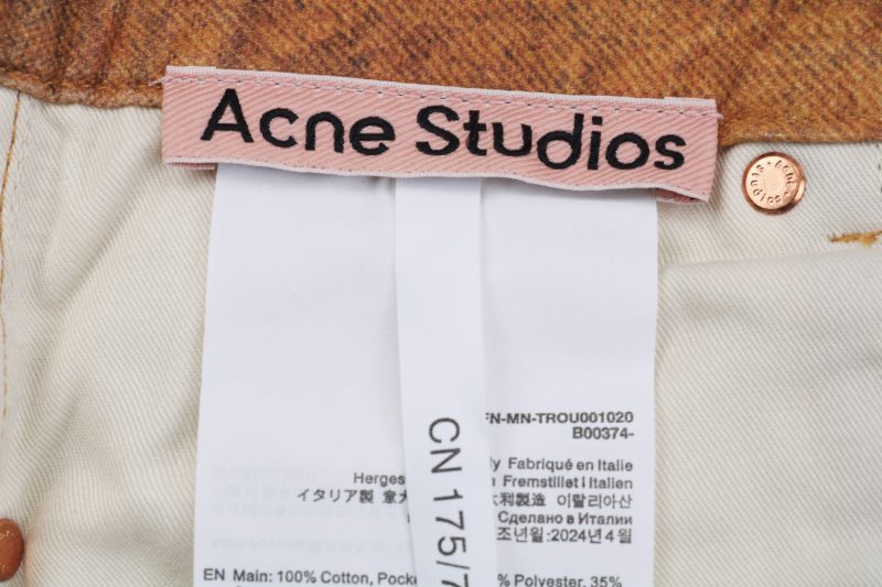 Acne Studios 25SS Multi-Belt Pattern Denim Jeans - Image 8