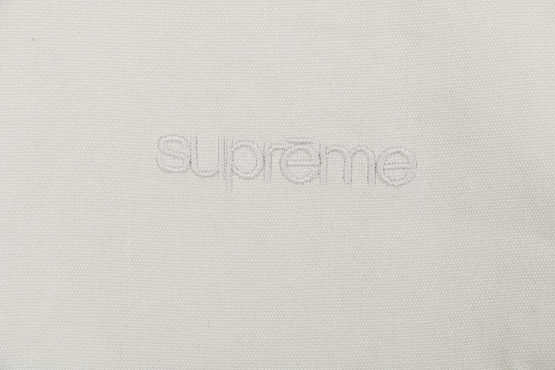 Supreme Small Logo Side Pocket Jacket Grey White - Image 7