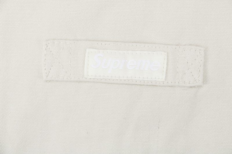 Supreme Small Logo Side Pocket Jacket Grey White - Image 6