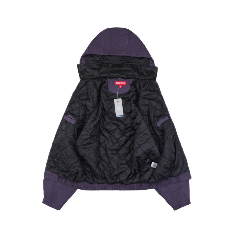 Supreme Small Logo Side Pocket Jacket Dark Purple - Image 5